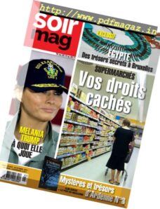 Le Soir Magazine – 25 Octobre 2017