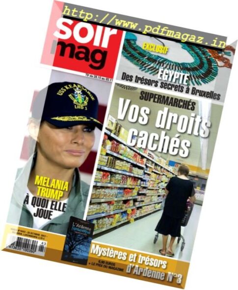 Le Soir Magazine – 25 Octobre 2017
