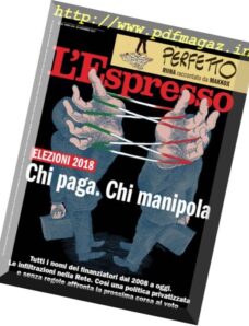 L’Espresso – 26 Novembre 2017