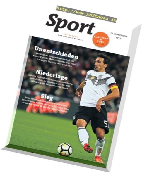 Sport Magazin — 12 November 2017