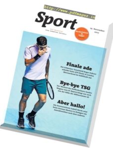 Sport Magazin – 19 November 2017
