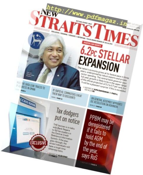 The News Straits Times – 19 November 2017