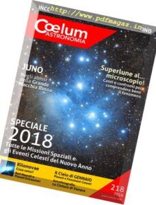 Coelum Astronomia – N 218, 2018