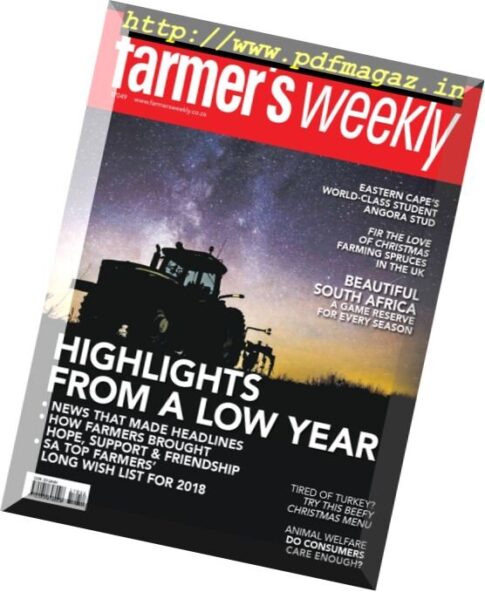 Farmer’s Weekly – 29 December 2017
