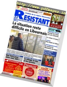 Le Resistant Sud Gironde – 30 novembre 2017