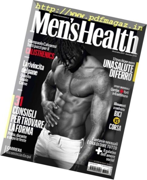 Men’s Health Italia – Dicembre 2017 – Gennaio 2018