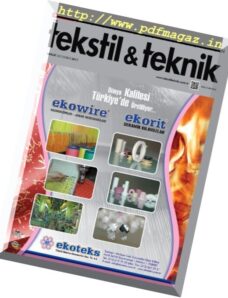 Tekstil Teknik — December 2017
