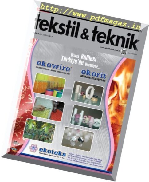 Tekstil Teknik — December 2017