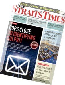 The News Straits Times – 28 November 2017
