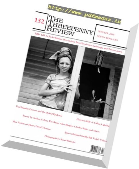 The Threepenny Review – January 2018