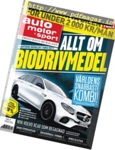 Auto Motor & Sport Sverige – 11 januari 2018