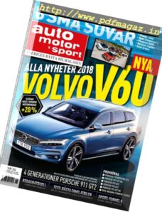 Auto Motor & Sport Sverige – 12 december 2017