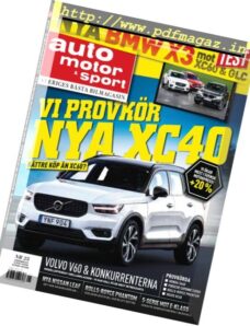 Auto Motor & Sport Sverige – 28 november 2017