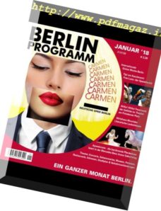 Berlin Programm – Januar 2018