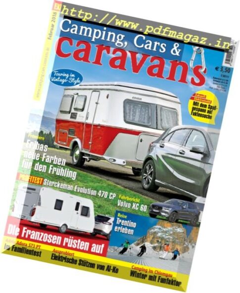 Camping, Cars & Caravans – Februar 2018