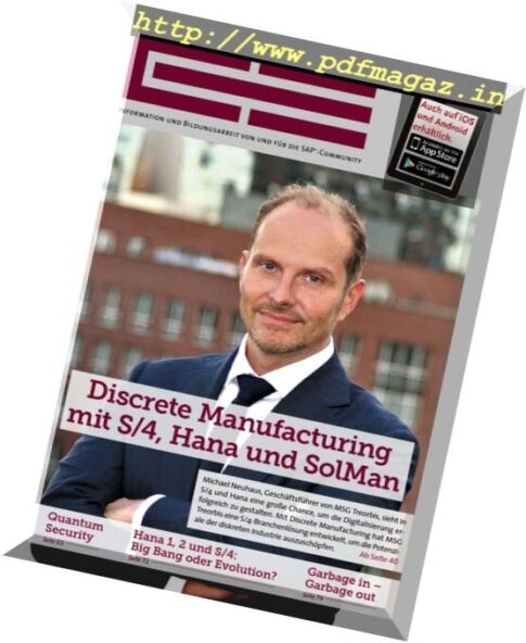 E-3 Magazin — Dezember 2017 — Januar 2018