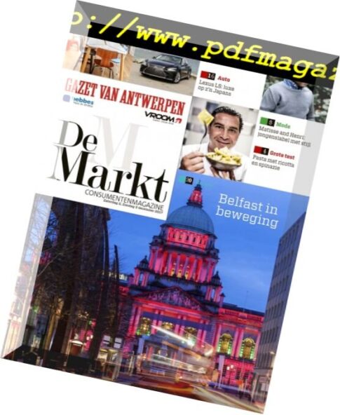 Gazet van Antwerpen De Markt — 2 december 2017