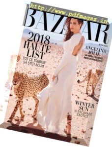 Harper’s Bazaar Romania – ianuarie 2018