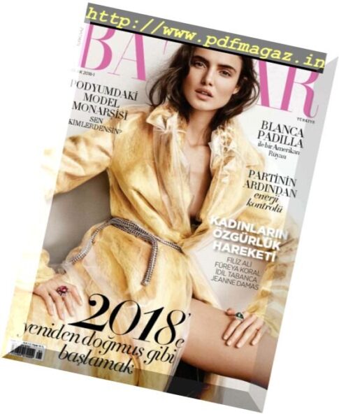 Harper’s Bazaar Turkey — Ocak 2018