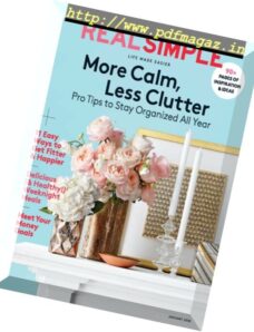 Real Simple – January 2018