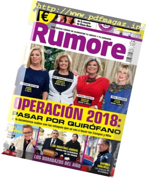 Rumore Spain – 8 Enero 2018