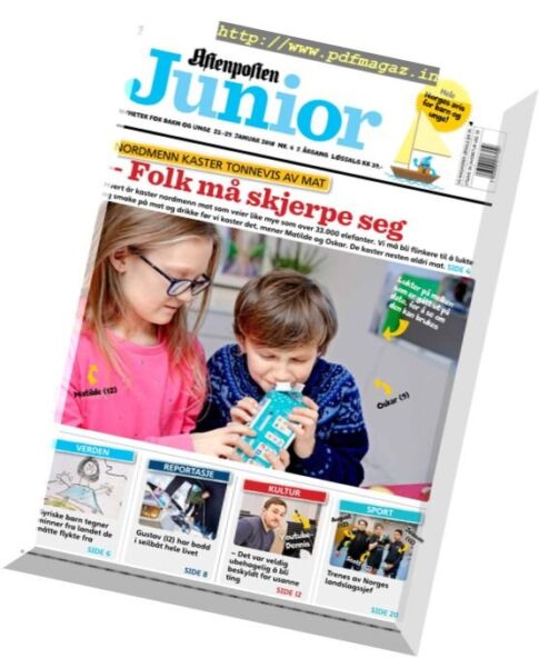 Aftenposten Junior — 23 januar 2018