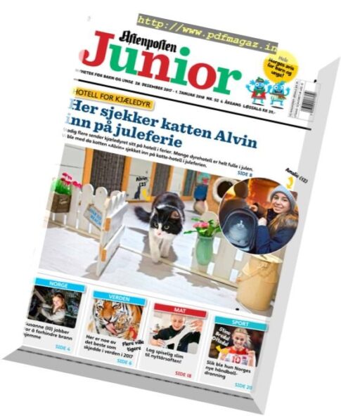 Aftenposten Junior — 28 desember 2017