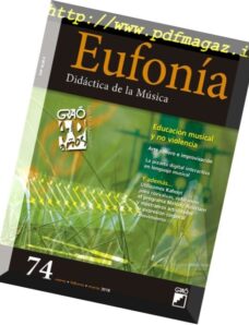Eufonia. Didactica de la Musica – enero 2018