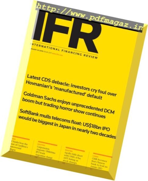 IFR Magazine – January 20, 2018