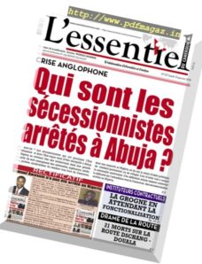 L’essentiel du Cameroun – 15 janvier 2018