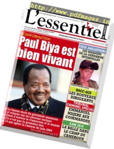 L’essentiel du Cameroun – 5 fevrier 2018
