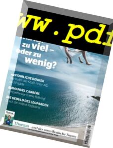 Philosophie Magazin Germany – August-September 2017
