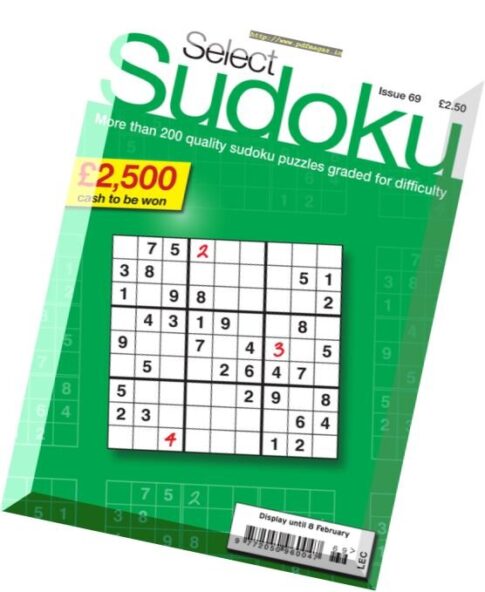 Select Sudoku – Issue 69, 2018