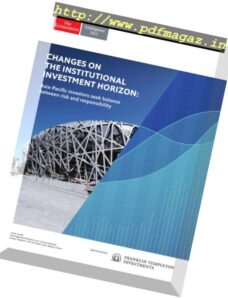 The Economist (Intelligence Unit) — Changes On The Institutional Investment Horizon Asia-Pacific investors 2017