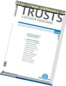 Trusts e Attivita Fiduciarie — Gennaio 2018
