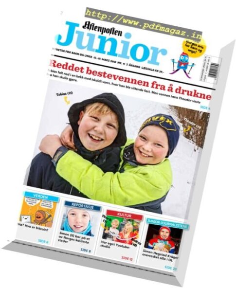 Aftenposten Junior — 13 mars 2018
