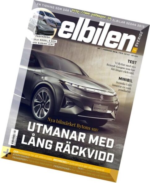 Elbilen I Sverige — Februari 2018