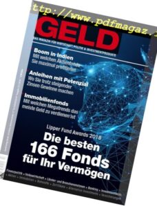 Geld Magazine — Marz 2018