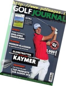 Golf Journal – Februar 2018