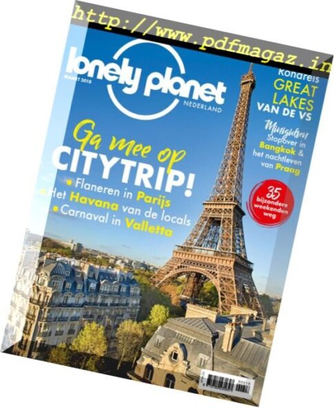 Lonely Planet Traveller Netherlands – maart 2018