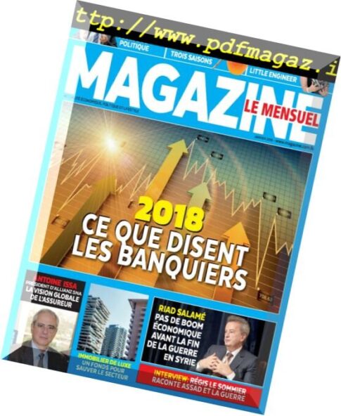 Magazine Le Mensuel — janvier 2018