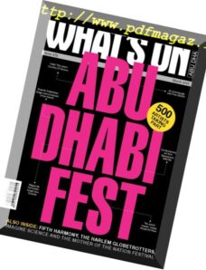 What’s On Abu Dhabi — March 2018