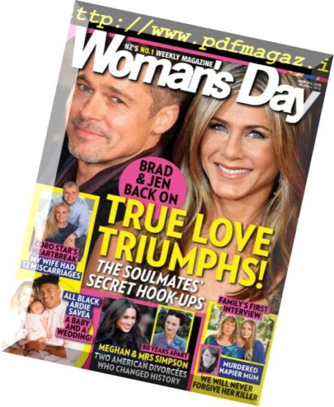 Woman’s Day New Zealand – 23 February 2018