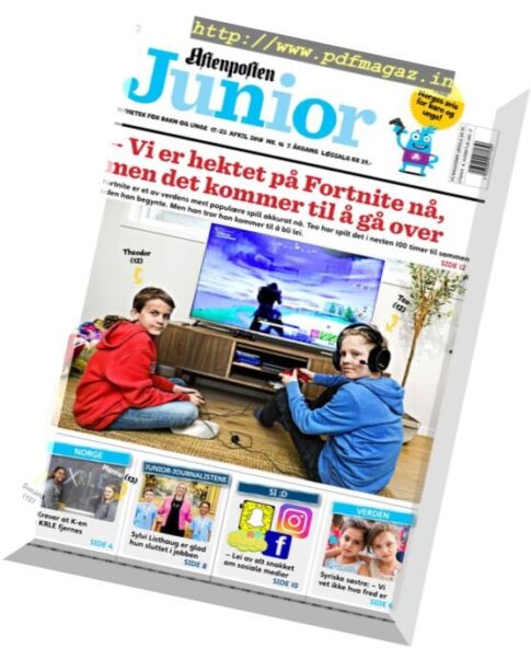 Aftenposten Junior — 17 april 2018