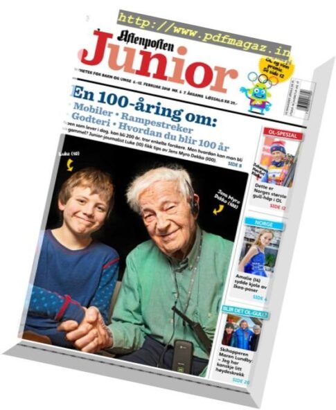 Aftenposten Junior – 6 februar 2018