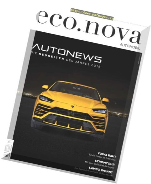 eco.nova — Spezial Auto 2018