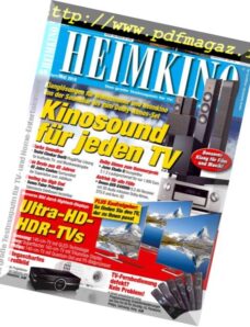 Heimkino – April-Mai 2018