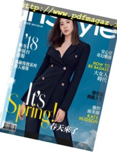 InStyle Taiwan — 2018-04-01