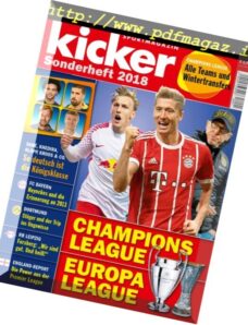 Kicker Sonderheft – Champions League 2018