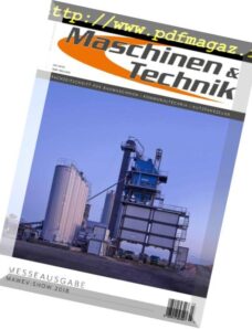 Maschinen & Technik – Marz 2018